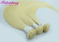 Kolor 613 # Virgin Hair Weave Bundles / Human Hair Extensions 18 Inch