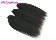 12 - 30 &quot;Kinky Straight 100% Raw 7A Virgin Hair Double Weft No Shedding