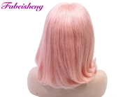 Koronkowa peruka z przodu w kolorze różowym klasy 10A